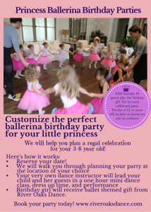 Princess BallerinasBirthday Parties
